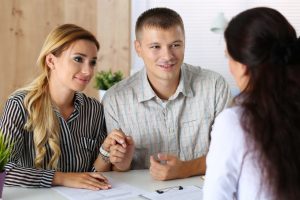 couple going through adoption process