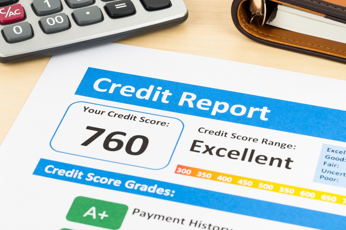 Excellent credit report